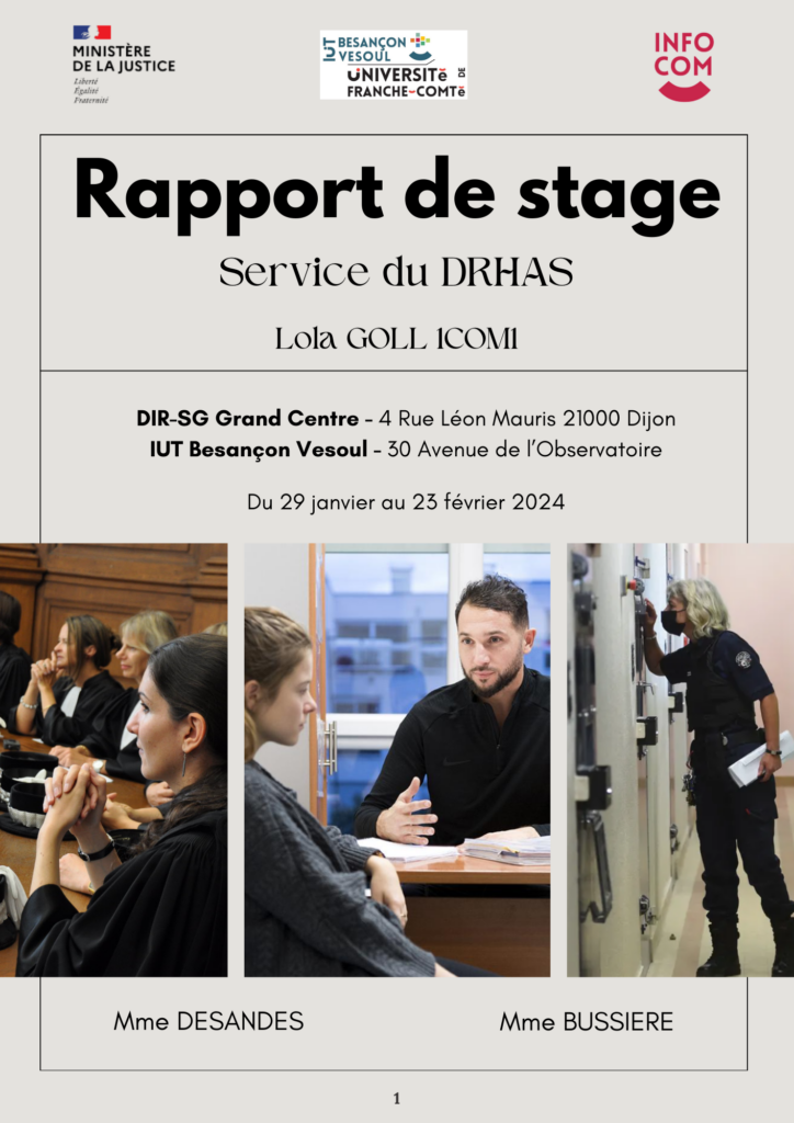 Lola GOLL 1COM1 Rapport de stage